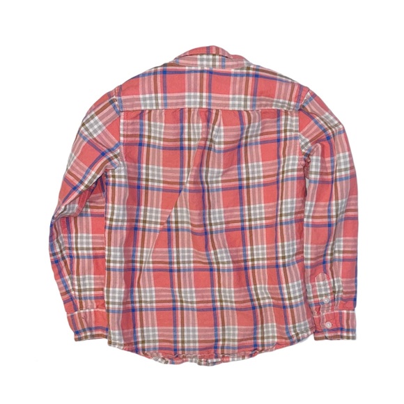 JANIE AND JACK Boy's Plaid Button Down Dress Shirt - Picture 2 of 5